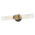 thumbnail image 3 of Ellison 2 - Light Black And Heritage Brass Black Mid Century Modern / Modern - LED Steel Wall Sconce, 3 of 18