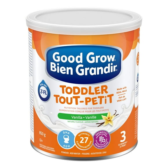 Good Grow Nutritional Toddler Drink, 12+ months, Vanilla Flavour, 850 g
