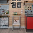 thumbnail image 6 of AmGood 18 in. x 24 in. Stainless Steel Table | Metal Utility Kitchen Prep Work Table | NSF, 6 of 9