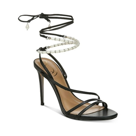 

Sam Edelman Womens Scarlette Leather Ankle Wrap Heels