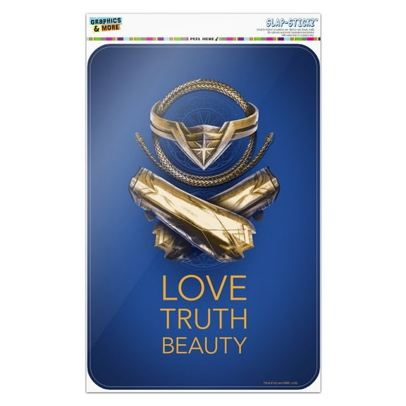 Wonder Woman Movie Love, Truth, Beauty Home Business Office Sign