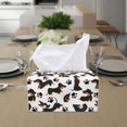 thumbnail image 3 of ZUXONGSY Dachshund Tissue Box Covers Rectangle PU Leather Household Tissue Holder with Buttons Lightweight Tissue Box Decorative Holder Organizer Gifts to Friends Family, 3 of 7