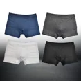 thumbnail image 2 of 2pcs Boxers Men Boxer Shorts Cotton Underwear Male Underwear Boxers Homme Man Sports Solid Underpants Sexy L-4XL Black Blue Gray, 2 of 6