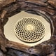Cup Mat High Hardness Wear Resistant Wood Round Cup Pad Wall Art