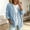 Light Blue-41, variant on Sentuca Womens Denim Jackets with Pockets Classic Button Front Breathable Stretch Jacket Relaxed Lightweight Casual Long Sleeve Cardigan Coats Light Blue XXL