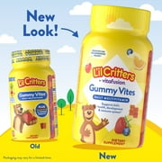 L’il Critters Gummy Vites, Daily Gummy Multivitamin for Kids Ages 2+, Fruit Flavors, 70 Count