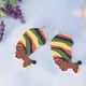 thumbnail image 4 of 2Pairs Punk Africa African Women Lady Cuelga Pendientes Anzuelo, 4 of 9