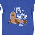 thumbnail image 4 of Inktastic I Just Really Like Sea Lions Ok Boys or Girls Baby Bodysuit, 4 of 5
