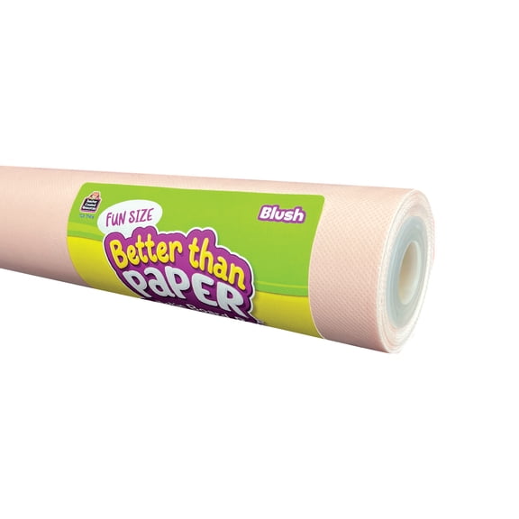 Teacher Created Resources Fun Size Better Than Paper Bulletin Board Roll, 18" x 12', Blush