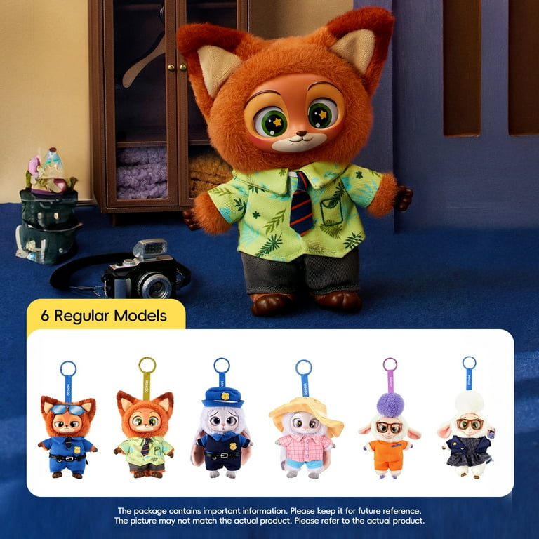 正規品Disney MINISO Zootopia ぬいぐるみセット 6体　② MINISO Disney Zootopia Soft Vinyl Plush Toy Blind Box Cute Mystery