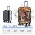 thumbnail image 2 of Travel Luggage Cover Protector - Halloween Cat and Dog Skull Anti-Scratch Suitcase Covers Fits 18-32 Inch Luggage, 2 of 5