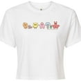 thumbnail image 3 of Spongebob Squarepants - Adorabob Lineup - Juniors Cropped Graphic T-Shirt, 3 of 6