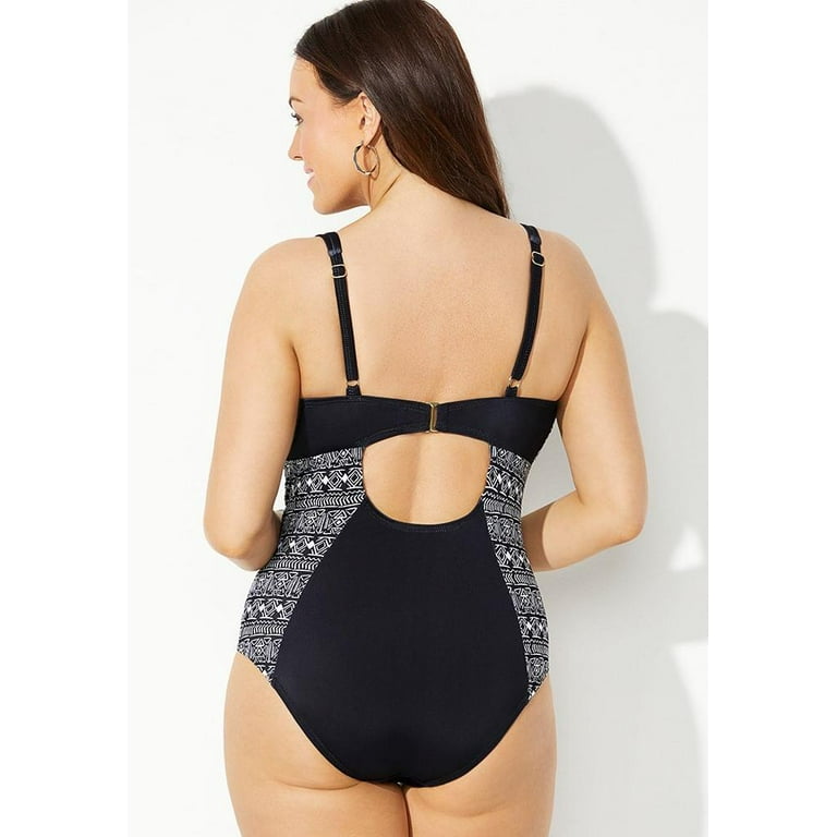 Jackson lace plunge one piece swimsuit 2025