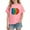 #0429-Pink, variant on Kids Back to School Graphic Print Casual Short Sleeve Cotton Tee Breathable Summer Top for Boys Girls School Activity