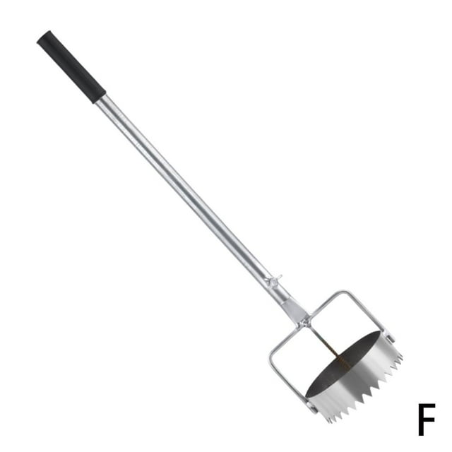 ZHOSXRC Bulb Planter Sod Remover Multipurpose,Mulch Film Hole Puncher -Adjustable Bulb Planter&Sod Remover Tool with Retractable Handle for Greenhouse Planting, Lawn Care and Garden Work
