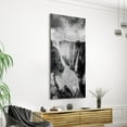 thumbnail image 5 of "The Falls" Reverse Printed Tempered Glass with Silver Leaf, 5 of 5