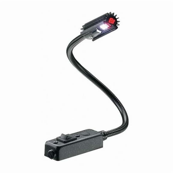 Federal Signal Gooseneck Task Light,LED,5W,12" Arm L. LF12ES-LED