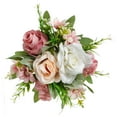 thumbnail image 2 of Decoración de boda de flores artificiales, decoración de centros de mesa para el hogar con bolas de flores falsas, decoraciones de arreglos florales Rosa, 2 of 8