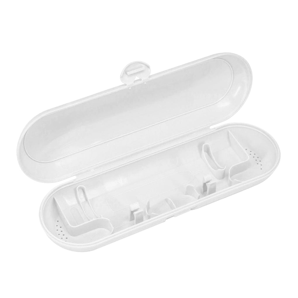 EJY Portable Replacement Plastic Electric Toothbrush Storage Travel Case,White