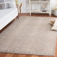 thumbnail image 2 of SAFAVIEH Martha Stewart Urban Chevron Floral Area Rug, Chamois Beige, 9' x 12', 2 of 11