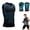 Black, variant on Antistab Vest for Men, Compression Vest | Comfortable Breathable, and Invisible, Version Ionic Shaping Sleeveless Vest for Men to Build a Perfect Body