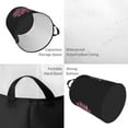 thumbnail image 6 of DouZhe Waterproof Collapsible Large Laundry Baskets, Sunflower Breast Cancer Awareness Prints Circular Hamper with Handles, 6 of 7
