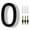 A, variant on Large 8 Inch Black Floating House Numbers For Home Address And Garage Gate