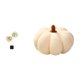 thumbnail image 1 of Cojín decorativo con forma de calabaza y hoja de hierro, pieza de colección, estatua decorativa para escritorio, sofá, cama o armario. Ideal para, 1 of 8