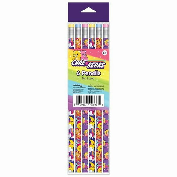 DDI 2377070 Care Bears Pencils - Pack of 6 - Case of 24