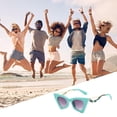 thumbnail image 4 of TISHITA Cat Eye Sunglasses Women Plastic Frame Protection Shades Eyewear Green, 4 of 6
