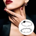thumbnail image 3 of 2pc Geometric Personality Ring Set Golden Punk Style Open Rings 2PCS, 3 of 7