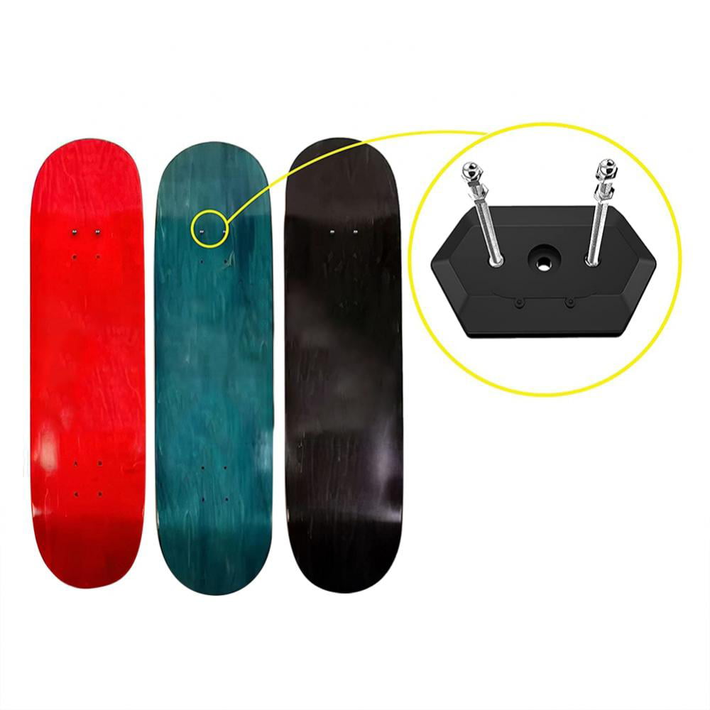 Dual Skateboard Wall Mounting Storage & Display Brackets Longboard Mini Board 