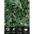 thumbnail image 7 of St. Patrick's Day Cloth Napkins Set of 4 Reusable Dinner Napkins, Spring Green Lucky Shamrock Grass Retro Cocktail Napkin Washable Table Napkins for Wedding/Holiday Party/Baby Shower 20"x20", 7 of 7