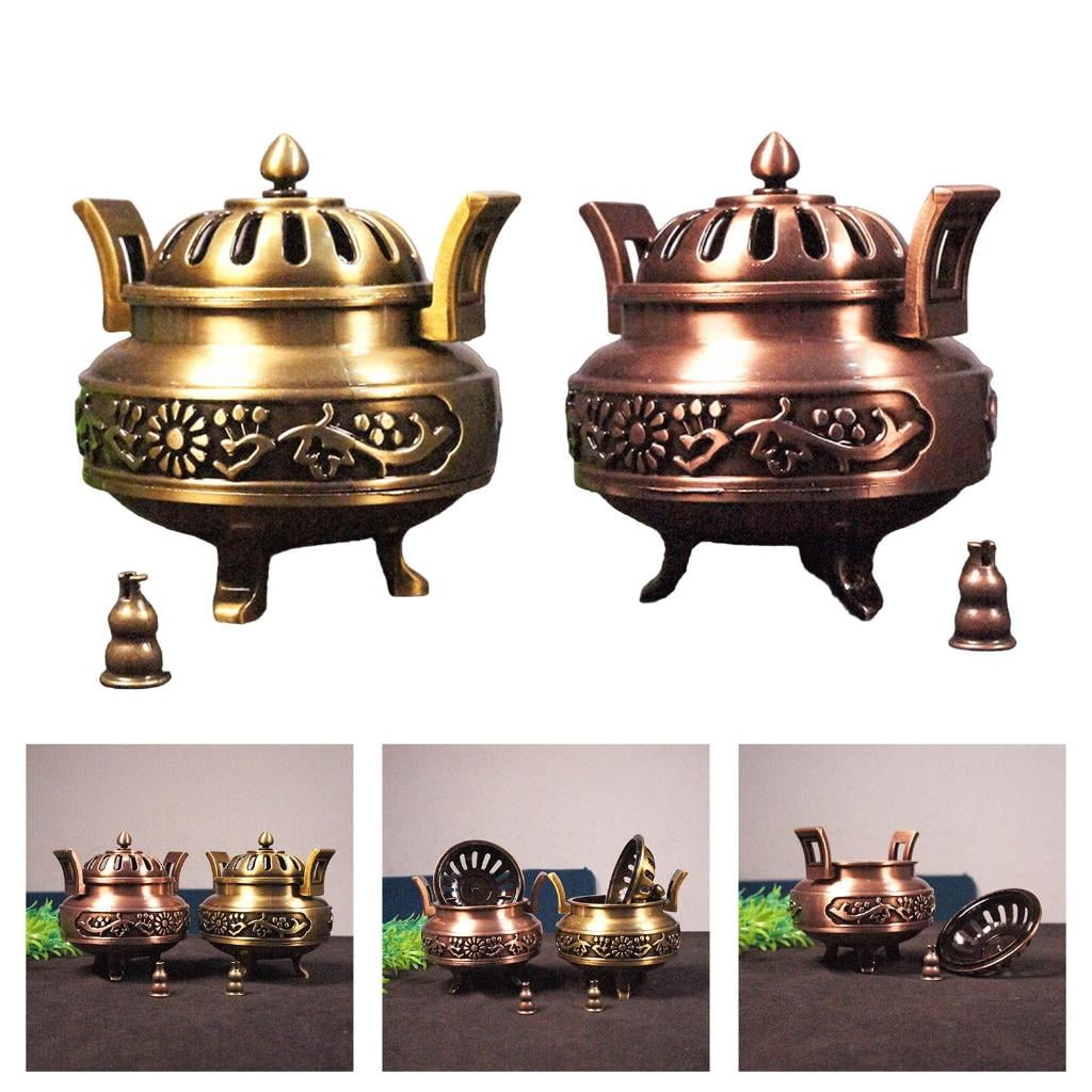 Giaone Incenses Burners Holder Ashes Catchers Coils Incenses Burners,Metal Censers