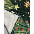 thumbnail image 7 of YELEE Thorw Blanket Unique Gifts for Christmas Green Xmas Tree Soft Cozy Blanket Meaningful Present for Christmas Family Party 50"x60", 7 of 7