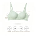 thumbnail image 6 of HuaAngel Girls Training Bralette Cotton Wirefree Soft Cups Adjustable Straps 3 Pack Size 32-38, 6 of 6