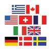 DDI 1906335 Mini International Flag Cutouts Case of 24