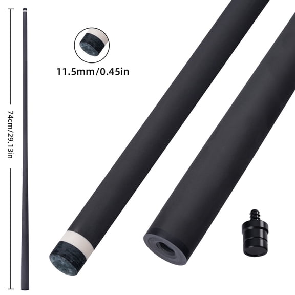 Pool cue Carbon Shaft with 3/8*8 Pin Joint 11.5mm Tip Professional Single Shaft with Carbon Tube for Billiard Cue