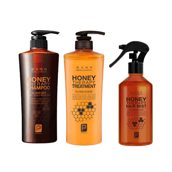 Daeng Gi Meo Ri Professional Honey Therapy Shampoo Treatment 500ml, Hair Mist 250ml Set