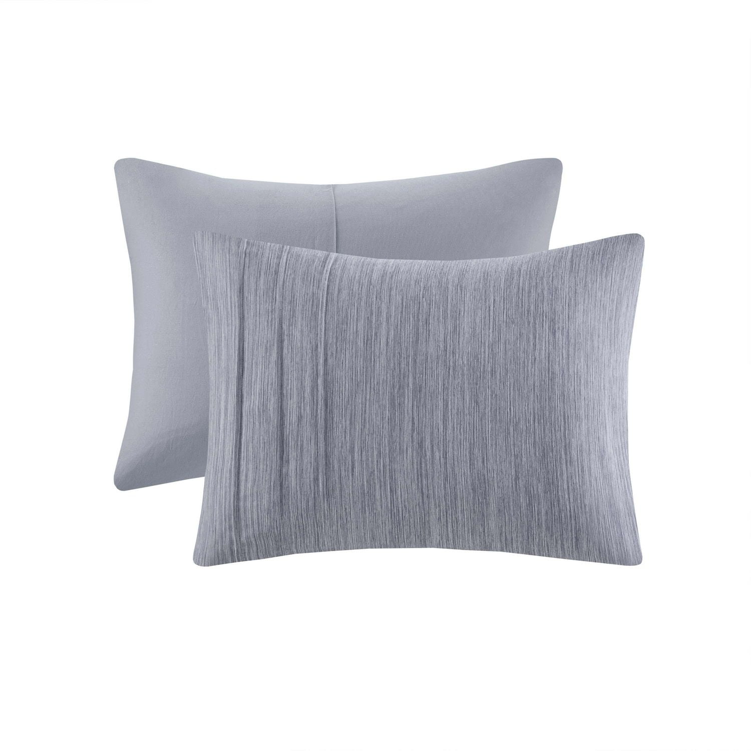 Beautyrest Maddox 3 Piece Striped Seersucker Oversized Comforter Set