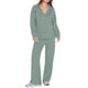 thumbnail image 2 of Conjuntos de Dos Piezas para Mujer, Moda de Otoño 2025, Pantalones Anchos, Conjunto de Estar por Casa, para Viajes y Vacaciones. Verde XL, 2 of 9