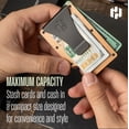 thumbnail image 4 of TEMOGU-Slim Minimalist Front Pocket RFID Blocking Metal Wallets for Men with Money Clip, 4 of 4