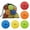 Mixed, variant on Muka 10 Pack Pickleball Balls with Drawstring Bag, White Outdoor 40 Holes Pickleball Balls