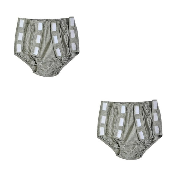 Soidarity Pañal protector de incontinencia para mujer Cómodo y a prueba de fugas Gris XL Gris SG 2Conjunto