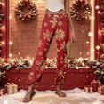 thumbnail image 6 of Womens Christmas Pajama Tapered Leg Loose Sweatpants, Drawstring Baggy Xmas Themed Joggers with Pockets, Fall Daily Lounge Outfits, 6 of 6