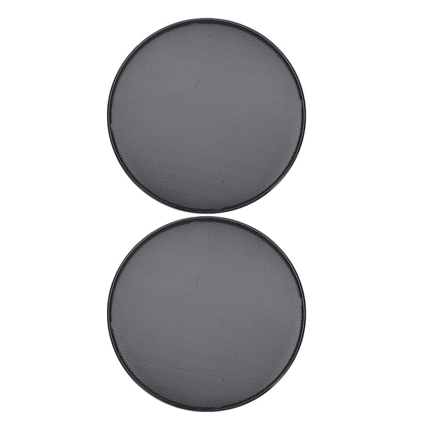 Funda Protectora Para Parrilla De Subwoofer, Cubiertas Para Parrilla De Altavoz, Fácil De Instalar, ABS De Acero Laminado En Frío, Diámetro Exterior Multiusos De 8,66 Pulgadas