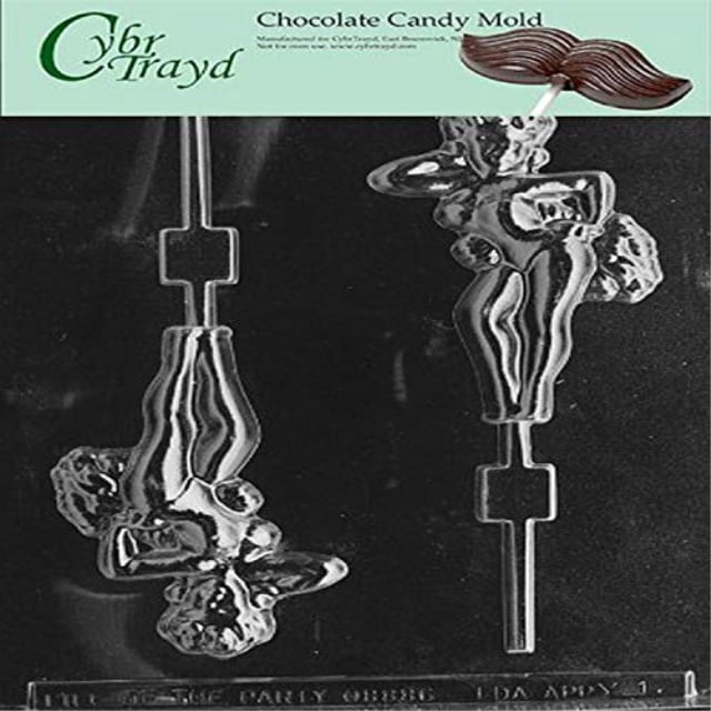 Cybrtrayd Mdk25S-S016 Karate Sports Chocolate Candy Mold Includes 25 Cello Bags and 25 Silver Twist Ties