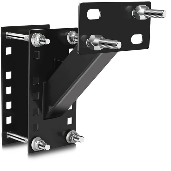 Trailer Spare Tire Carrier Mount Fit 4 & 5 & 6 Lugs Trailer Wheels on 4", 4.5", 4.75", 5" and 5.5" Bolt Patterns- Heavy Duty Holder Bracket (150 Lbs)