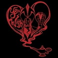 thumbnail image 2 of Men's Aladdin Jafar Valentine's Day You Wish  Graphic Tee Black 2X Large, 2 of 5