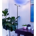 thumbnail image 3 of Brightech Sky Colors 69 in. Black App Controlled Color Changing Torchiere LED Floor Lamp, 3 of 8